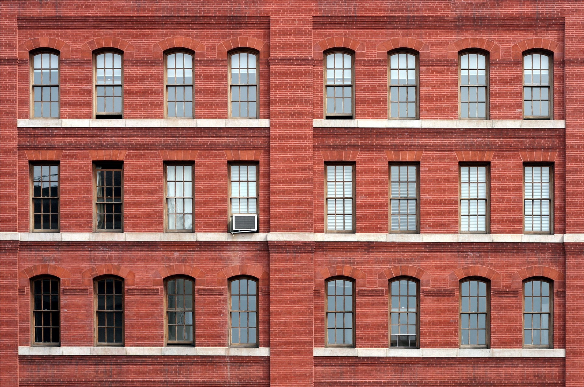 red brick building